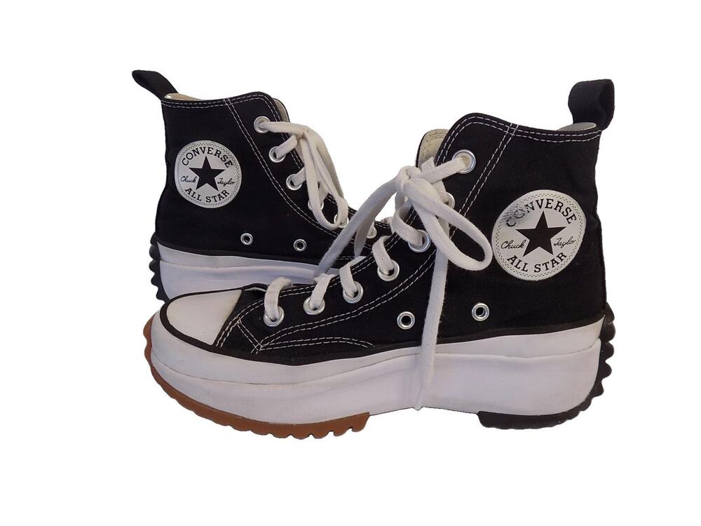 Converse Chuck Taylor platform sneakers black high top size womens 6